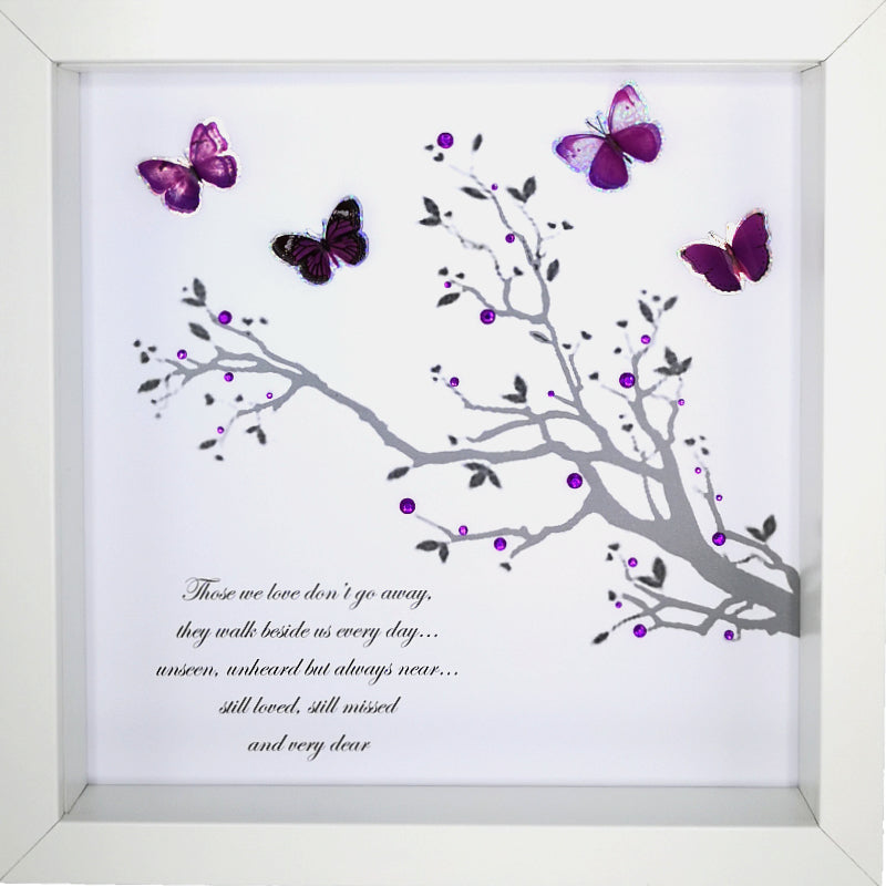 Those We Love Don't Go Away... Boxed Frame | MadeWithASmile