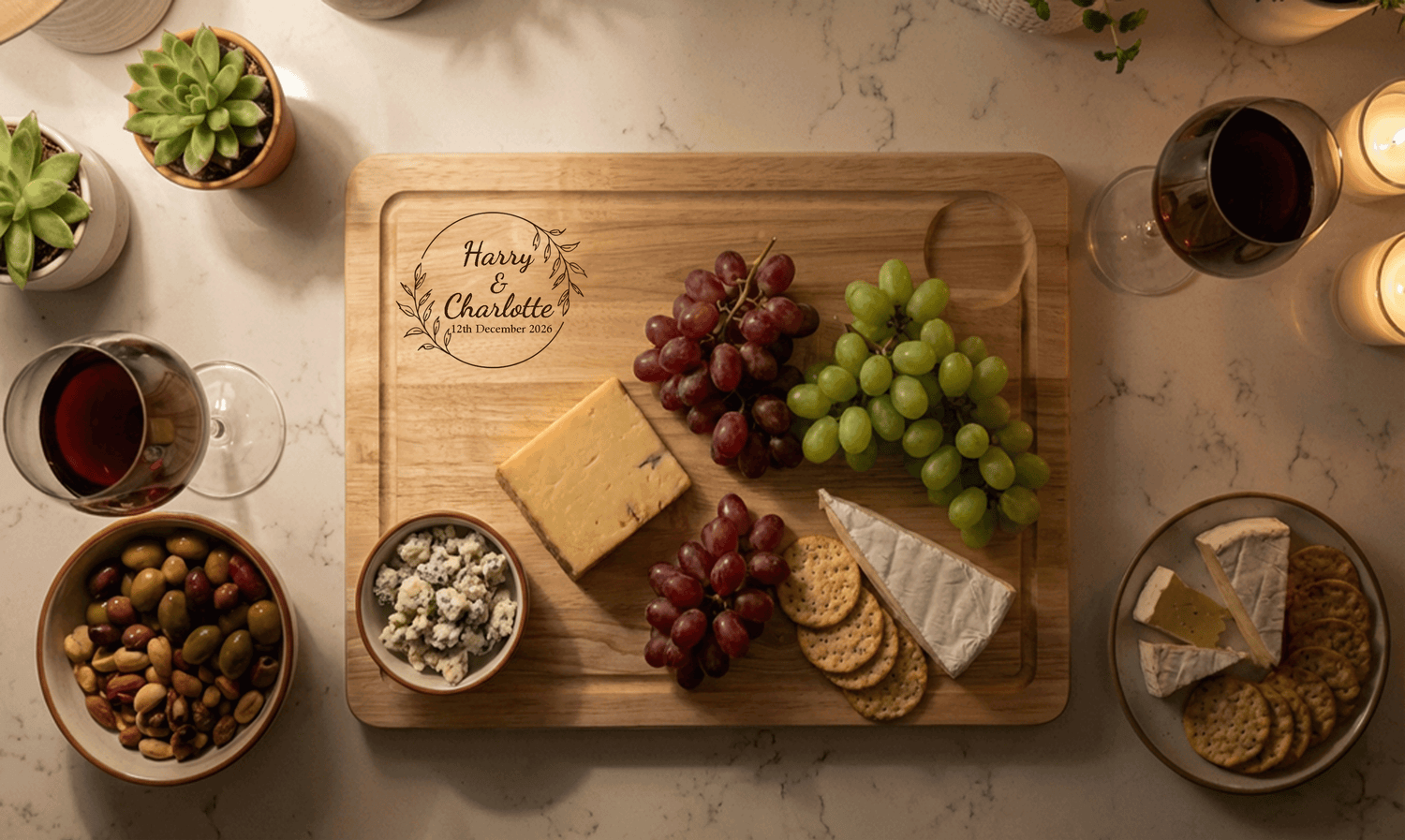 Personalised Engraved Chopping Boards & Serving Platters