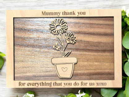 Personalised Birth Flower Frame - Family Birth Month Flower Gift