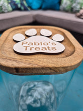 Load image into Gallery viewer, Personalised Pet Treat Jar – Keep Your Furry Friend’s Snacks Fresh &amp; Stylish!
