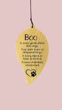 Load image into Gallery viewer, Personalised pet remembrance wind chime with custom engraving
