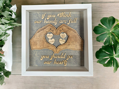 Hands Full Personalised Frame