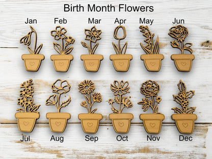 Personalised Birth Month Frame