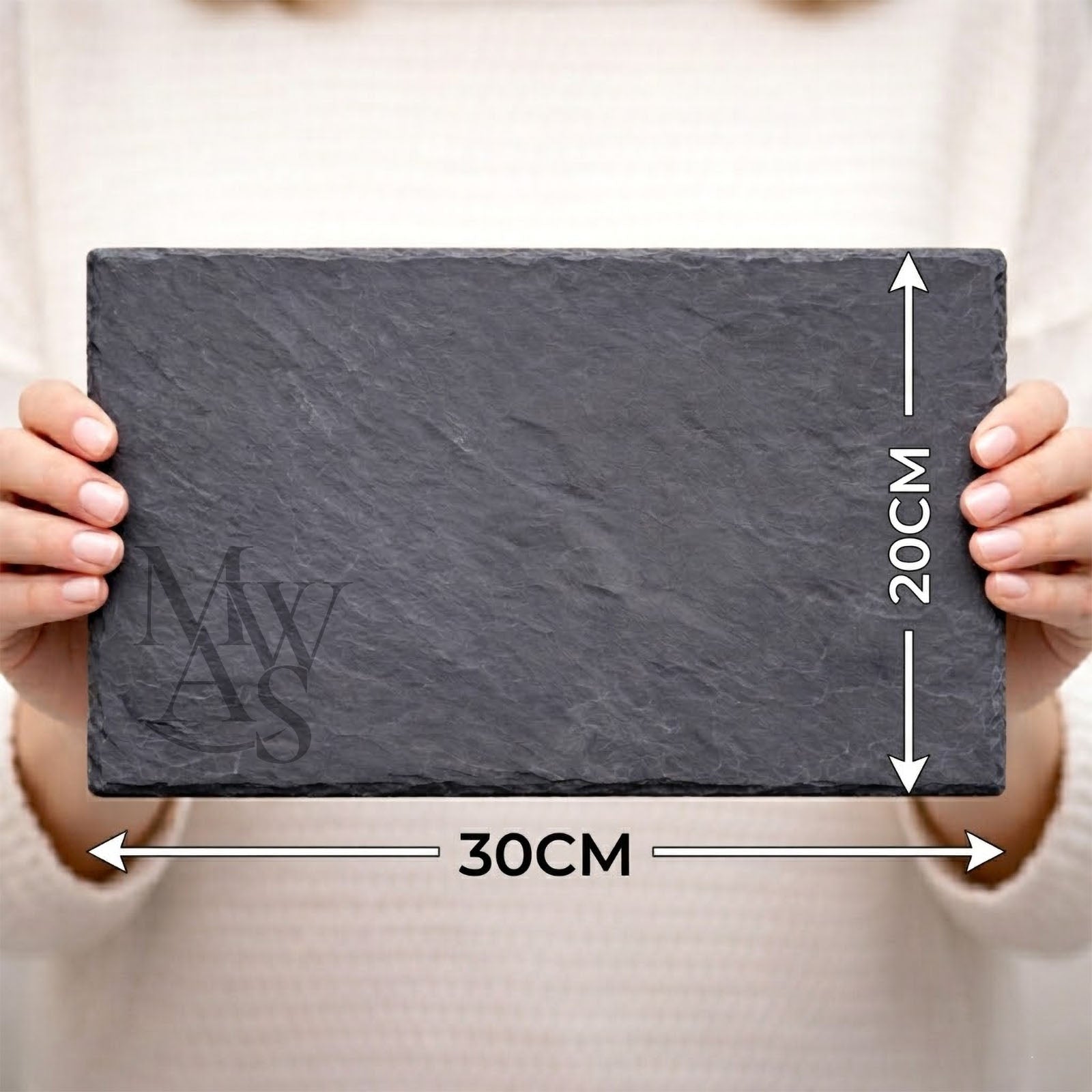 dimensions of personalised slate house sign