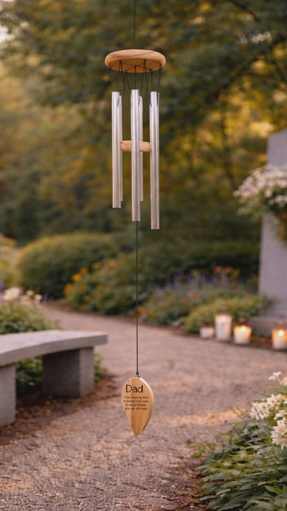 Personalised Memorial Wind Chime – In Loving Memory UK