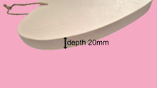 Load image into Gallery viewer, side on depth size wooden plaque view
