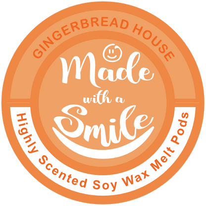 Gingerbread House Soy Wax Melt Pod | Madewithasmile | UK