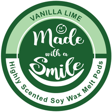 Load image into Gallery viewer, Vanilla Lime Soy Wax Melt Pod | MadeWIthaSmile | UK
