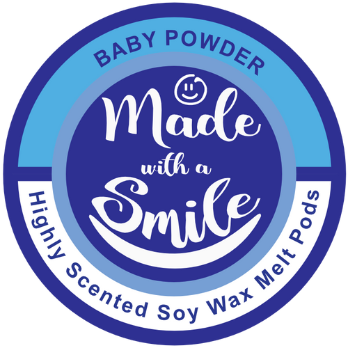 Baby Powder Soy Wax Melt Pod | MadeWithaSmile | UK