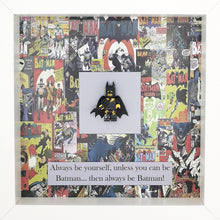 Load image into Gallery viewer, Batman Minifigure DC Comics Boxed Frame | MadeWithaSmile
