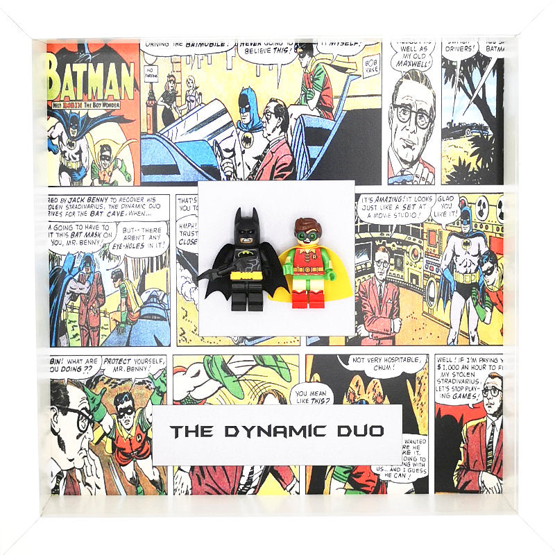 Batman & Robin Dynamic Duo DC Comics Boxed Frame | MadeWithaSmile