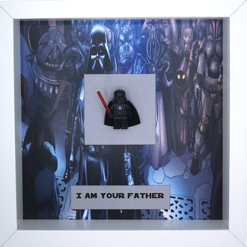 Darth Vader Minifigure Star Wars Boxed Frame | MadeWithaSmile