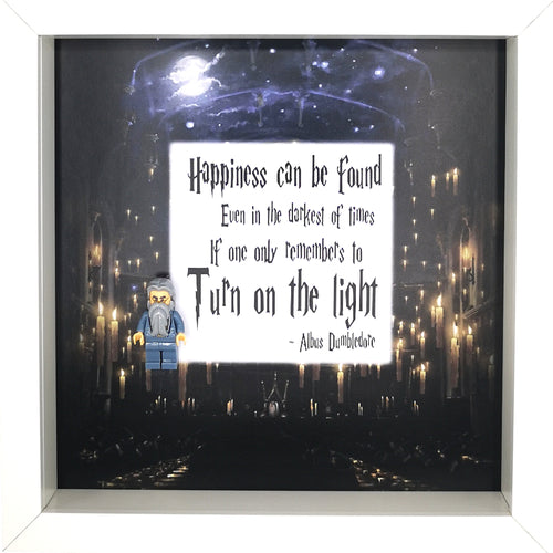 Dumbledore Lego Inspired box picture frame | MadeWithaSmile