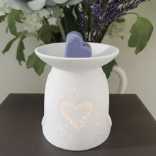 Load image into Gallery viewer, Heart Wax Burner - Luxury Gift Set - MadeWithaSmile
