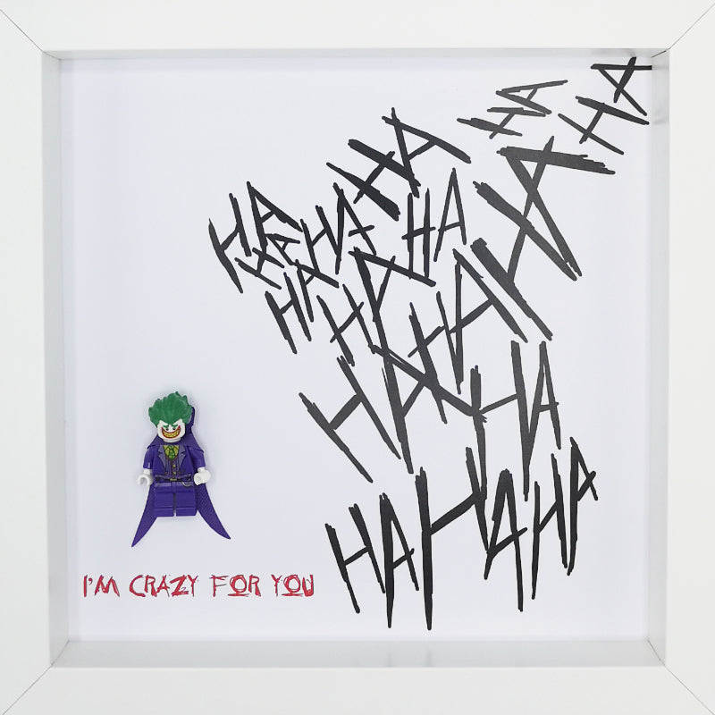 Joker Minifigure DC Comics Boxed Frame | MadeWithaSmile