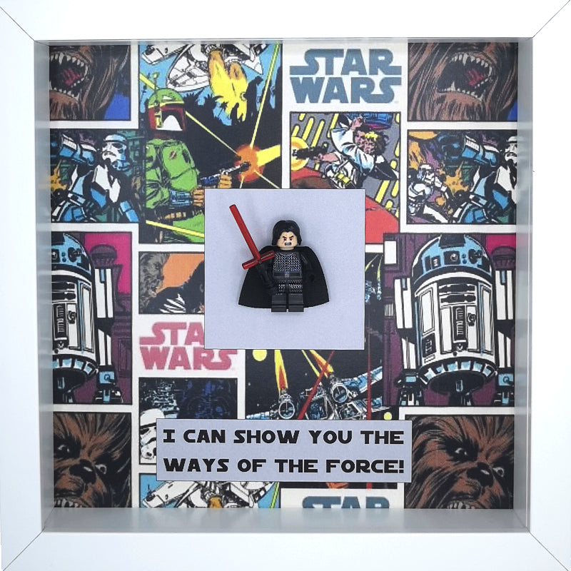 Kylo Ren Minifigure Star Wars Boxed Frame | MadeWithaSmile