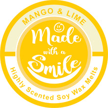 Load image into Gallery viewer, Mango and Lime Soy Wax Melt Pod | MadeWithaSmile | UK
