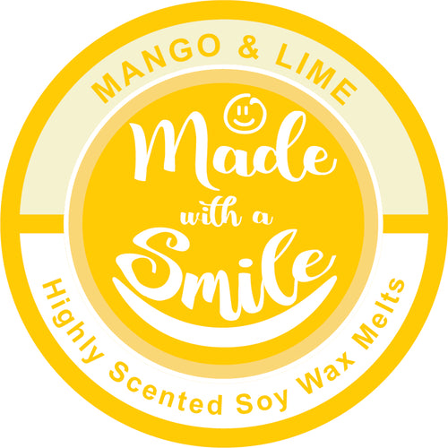 Mango and Lime Soy Wax Melt Pod | MadeWithaSmile | UK