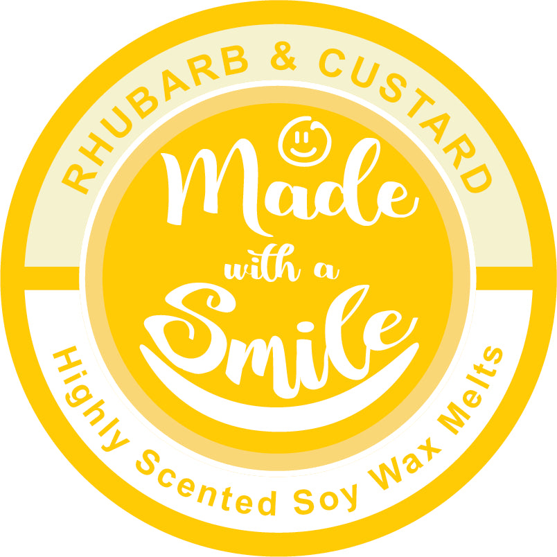 Rhubarb and Custard Soy Wax Melt Pod | MadeWithaSmile | UK