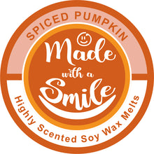 Load image into Gallery viewer, Spiced Pumpkin Soy Wax Melt Pod | MadeWithaSmile | UK
