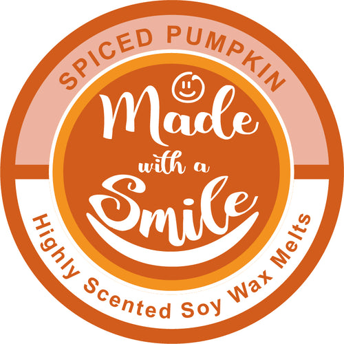Spiced Pumpkin Soy Wax Melt Pod | MadeWithaSmile | UK