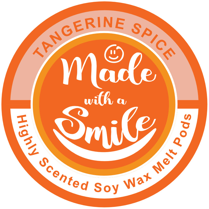 Tangerine Spice Soy Wax Melt Pod | MadeWithaSmile | UK