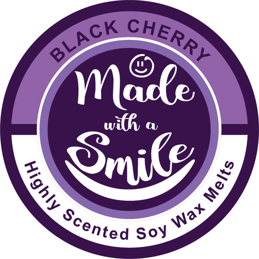 Black Cherry Soy Wax Melt Pod | MadeWithaSmile | UK