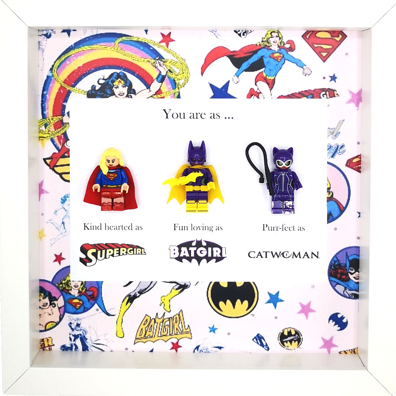 Supergirl, Batgirl & Catwoman - Superheroes Minifigures DC Comics | MadeWithaSmile