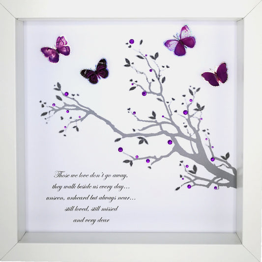 Those We Love Don't Go Away... Boxed Frame | MadeWithASmile