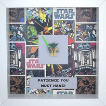 Load image into Gallery viewer, Yoda Minifigure Star Wars Boxed Frame | MadeWithaSmile
